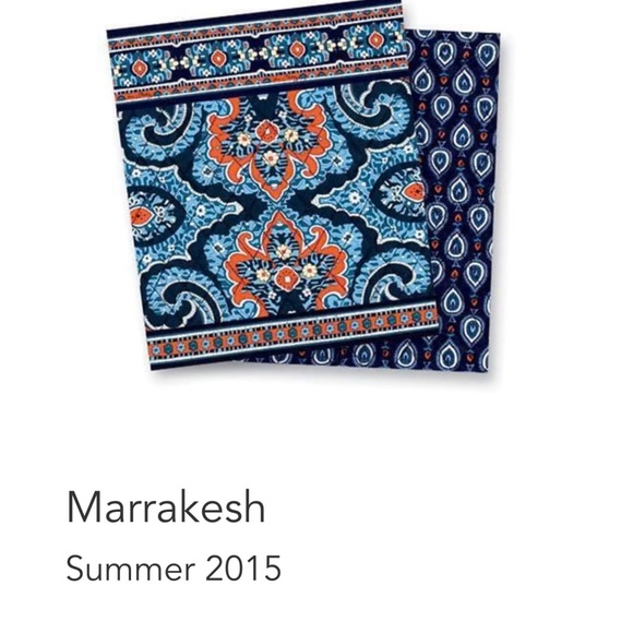 VERA BRADLEY Lighten Up Zip ID Case Wallet Key Ring Discontinued Marrakesh - Picture 3 of 12